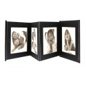 Photo frame Deknudt Leporello A66DC2 8PH 8x15x20 (Black with leather finish) Photo frame Deknudt Leporello A66DC2 8PH 8x15x20 (Black with leather finish)