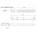 LESTAR LXARM 810 GA K.:CZ 1,5M 19"PDU Black 8 AC outlet(s) 230 V 1.5 m