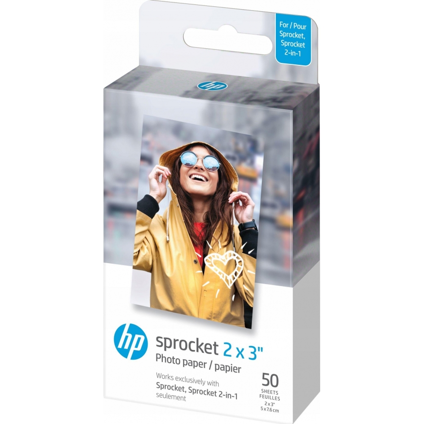 HP ZINK Papier 50 Pack 2x3 – 7