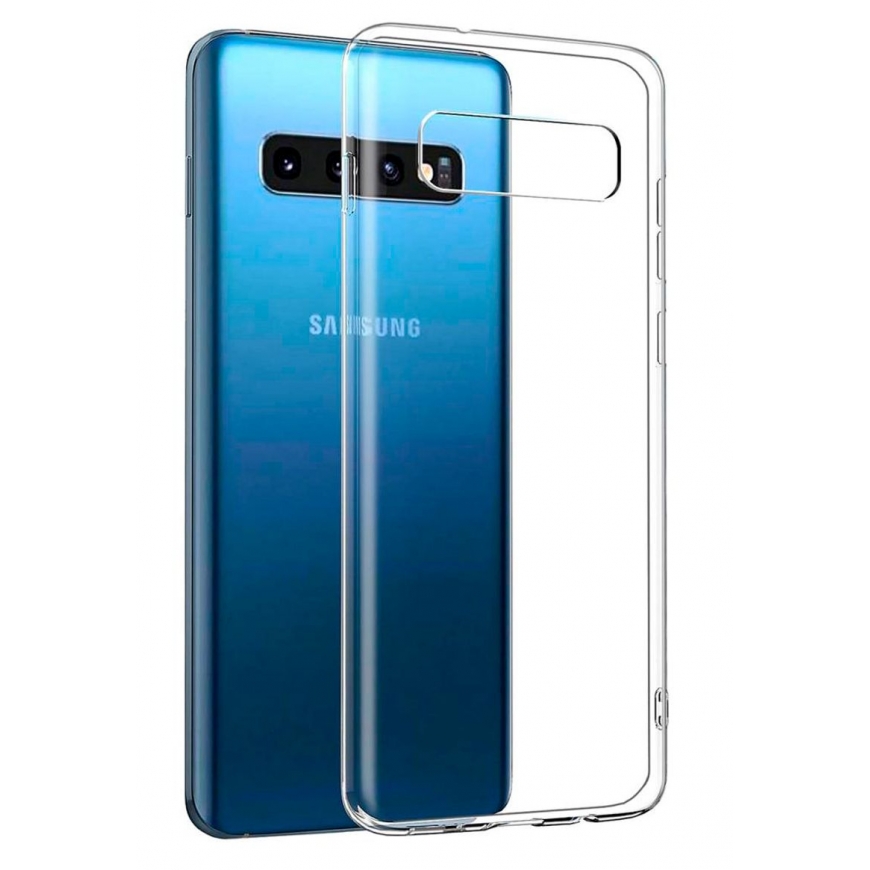 Evelatus Samsung Galaxy S10 Plus Silicone Case 1.5mm TPU Transparent