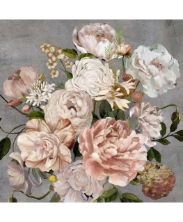 Eļļas glezna 100x100cm, ziedi