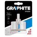 Graphite Grafitinis deimantinis grąžtas akmens masės dirbiniams 53 mm (57H294) Graphite Grafitinis deimantinis grąžtas akmens masės dirbiniams 53 mm (57H294)