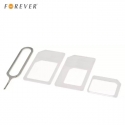 Forever 3in1 SIM Card Adapter All Way From - Nano - Micro - Standart SIM (Blister)