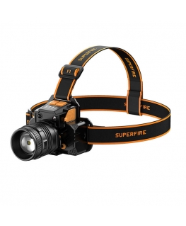 Headlight Superfire HL58, 350lm, USB