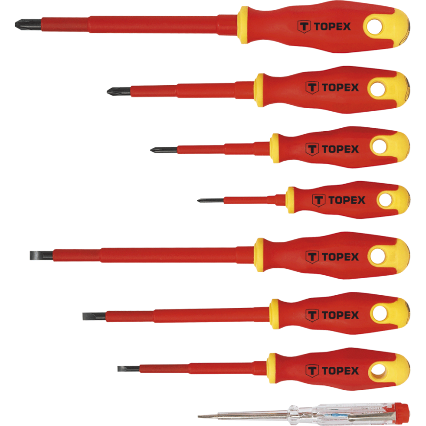 Topex Screwdrivers for electricians 7 pcs