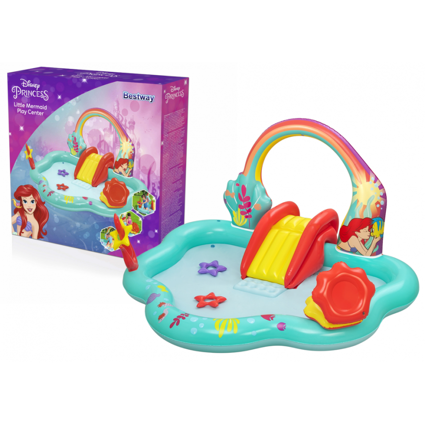 Dmuchany Plac Zabaw Small Syrenka 221 x 193 x 117 cm Bestway 91097 – 2