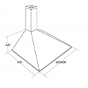 Dūmvada pārsegs AKPO WK-5 SOFT 50 WHITE (159,7 m3 / h 500 mm balts) Dūmvada pārsegs AKPO WK-5 SOFT 50 WHITE (159,7 m3 / h 500 mm balts)