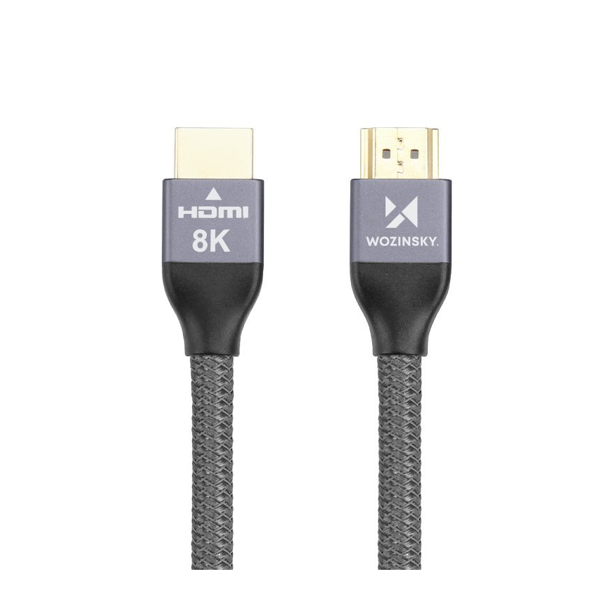 Wozinsky cable HDMI 2.1 8K 60 Hz 48 Gbps / 4K 120 Hz / 2K 144 Hz 5 m silver (WHDMI-50) – 3