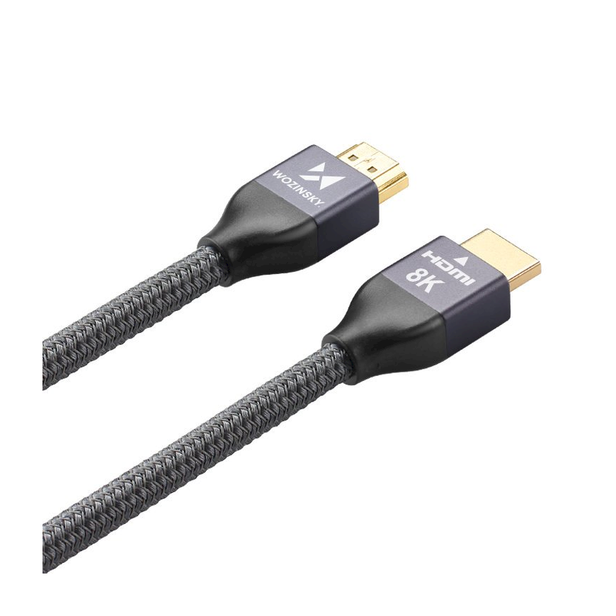 Wozinsky kabelis HDMI 2.1 8K 60 Hz 48 Gbps / 4K 120 Hz / 2K 144 Hz 5 m sidabrinis (WHDMI-50) – 5