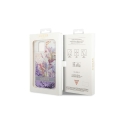 Guess Liquid Glitter Flower do iPhone 14 (purple) Guess Liquid Glitter Flower do iPhone 14 (purple)