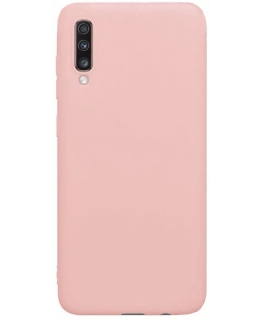 Evelatus Samsung Galaxy A70 Nano Silicone Case Soft Touch TPU Beige