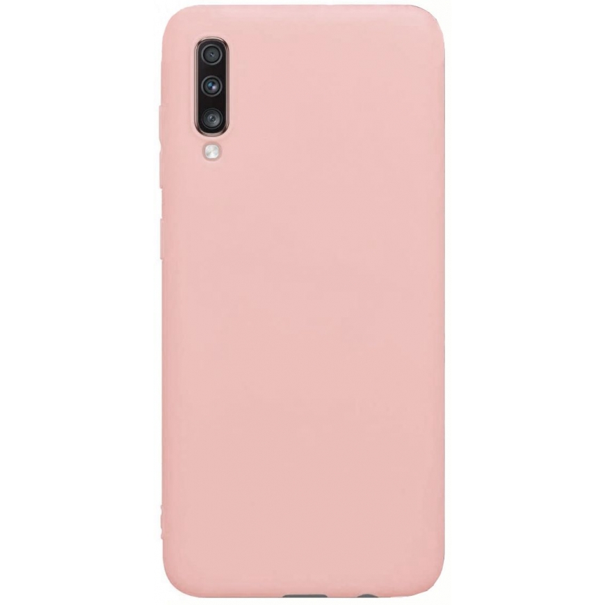Evelatus Samsung Galaxy A70 Nano Silicone Case Soft Touch TPU Beige