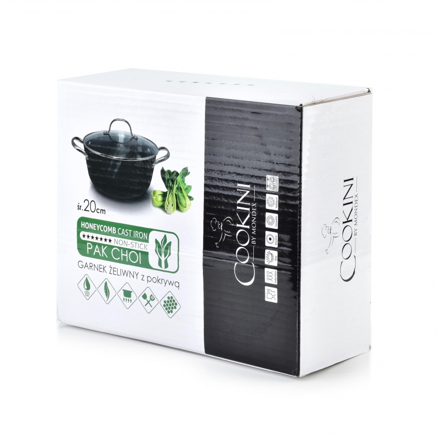 PAK CHOI pot 1.9l with lid 20cm COOKINI – 2