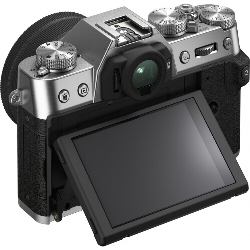 Fujifilm X-T30 II -mikrojärjestelmäkameran runko, hopea – 5
