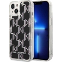 Karl Lagerfeld KLHCP14SLMNMK iPhone 14 6.1" Hard Case Black / Black Liquid Glitter Monogram Karl Lagerfeld KLHCP14SLMNMK iPhone 14 6.1" Hard Case Black / Black Liquid Glitter Monogram