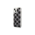 Karl Lagerfeld KLHCP14SLMNMK iPhone 14 6.1" Hard Case Black / Black Liquid Glitter Monogram Karl Lagerfeld KLHCP14SLMNMK iPhone 14 6.1" Hard Case Black / Black Liquid Glitter Monogram