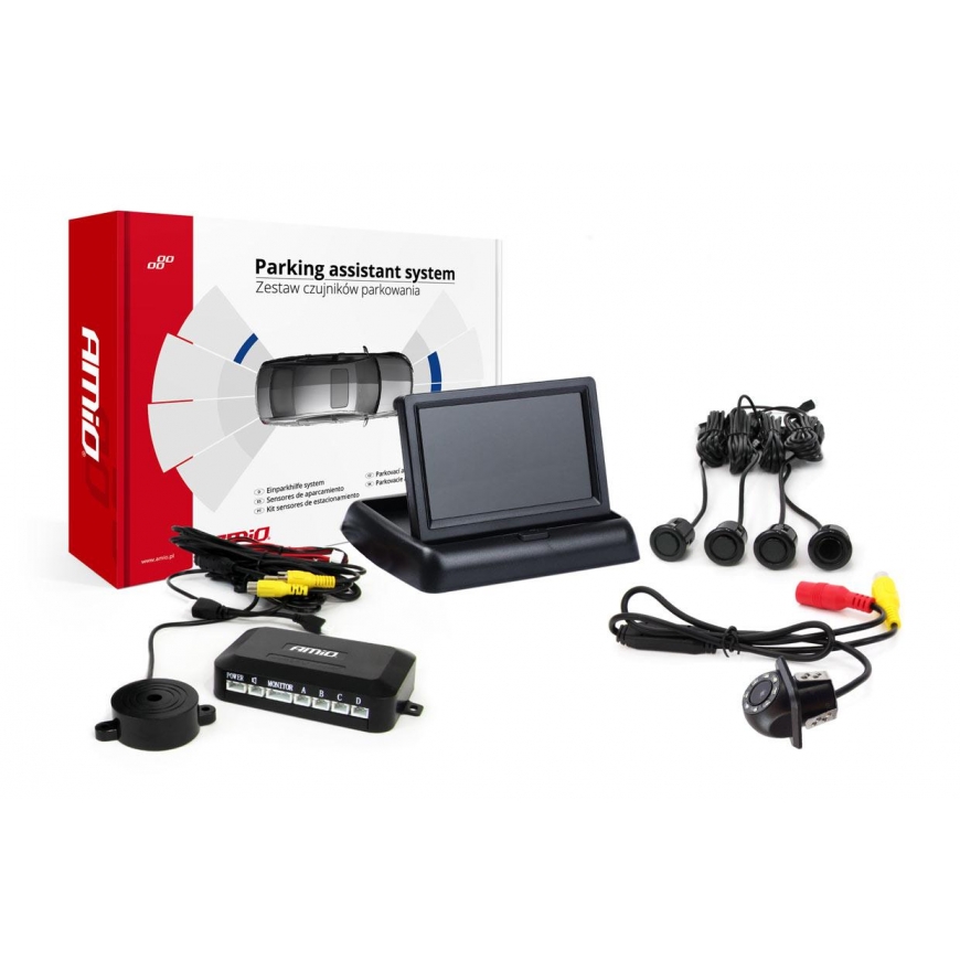 Amio Parking sensor kit tft02 4