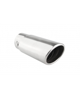 Stainless steel exhaust muffler tip amio mt 020 chrome