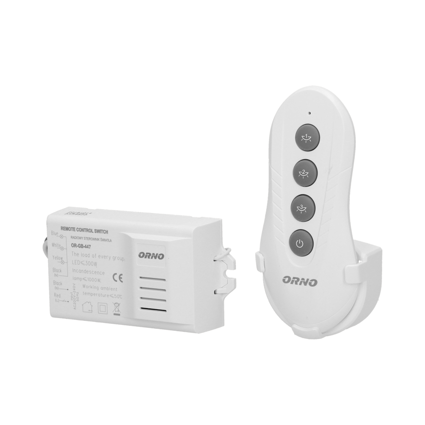Orno Wireless 3-channel lighting controller with