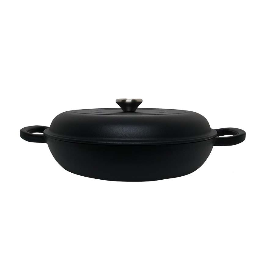Zyle Round enameled cast iron pot ZY030CBKI – 2