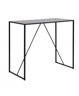Bar table SEAFORD 120x60xH105cm, black