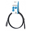 Deltaco USBC-1402-LSZH USB-kaabel 1 m USB 3.2 Gen 2 (3.1 Gen 2) Must