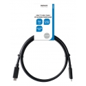 Deltaco USBC-1402-LSZH USB-kaabel 1 m USB 3.2 Gen 2 (3.1 Gen 2) Must