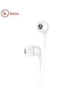 Hoco M40 Prosody Universal Lightweight In-Ear Headset 3.5mm with Microphone and Remote on 1.2m Cable White