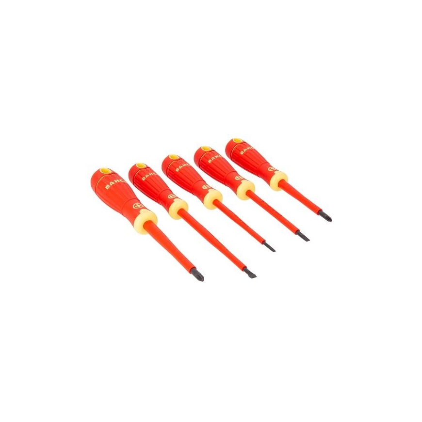 Atsuktuvų rinkinys elektrikui 5 vnt. BahcoFit PH1/2+plokšti SL3/4/5,5 1000V VDE – 3