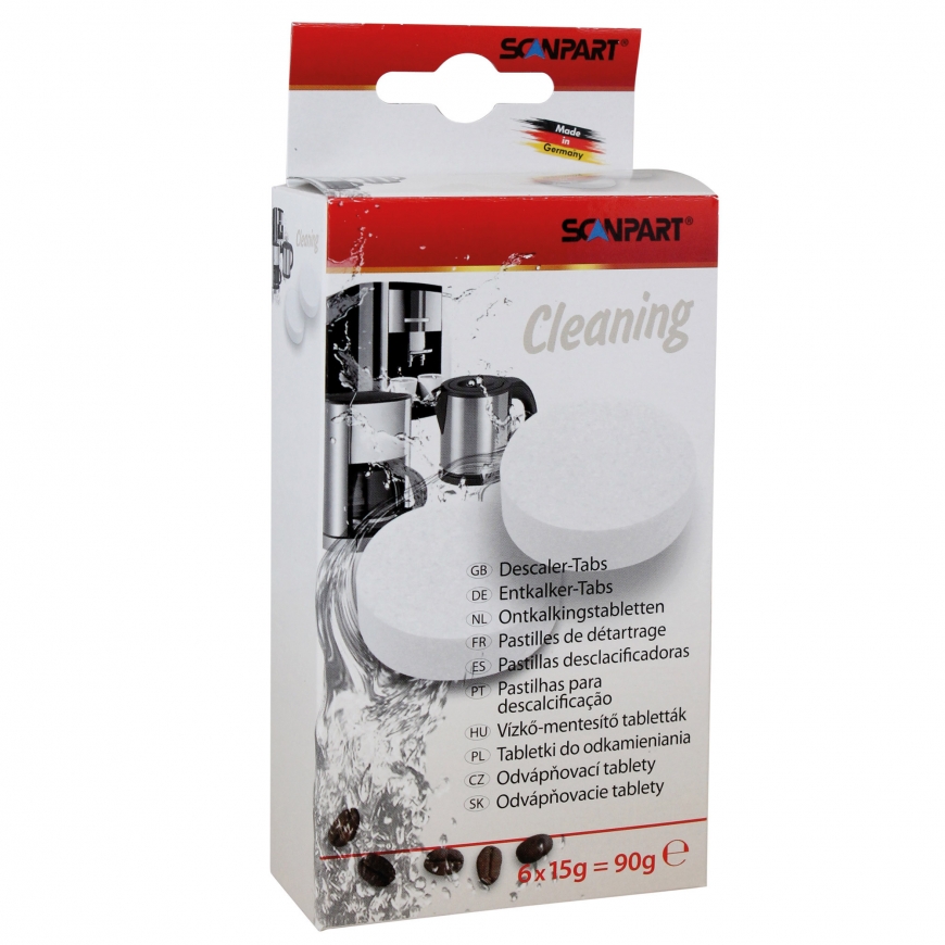 Scanpart descaling tablets for automatic coffee