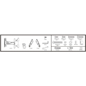 Mozi Slim Full-motion A1 23-55 "TV Wall Mount Mozi Slim Full-motion A1 23-55 "TV Wall Mount