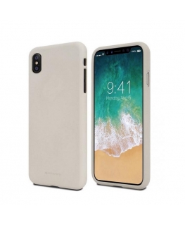 Mercury Soft feeling TPU Супер тонкий чехол-крышка с матовой поверхностью для Apple iPhone 11 Pro Max (6.5") Бежевый