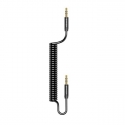 Usams US-SJ256 Premium Spirāles kabelis Aux Ligzdas 3.5mm spraudnis uz 3.5mm spraudni 1.2m Melns Usams US-SJ256 Premium Spirāles kabelis Aux Ligzdas 3.5mm spraudnis uz 3.5mm spraudni 1.2m Melns