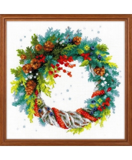 Uab 039039Riolis039039 Wreath with blue fir 1603