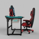 Gaming desk E-Blue EGT536BK LED Gaming Desk, with lighting