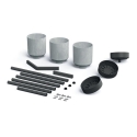 Prosperplast Kwietnik BLOOMIE STAND - concrete Prosperplast Kwietnik BLOOMIE STAND - concrete