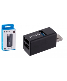 ORICO MINI HUB USB-A 3.1, 5GBPS, 3X USB-A, ALU