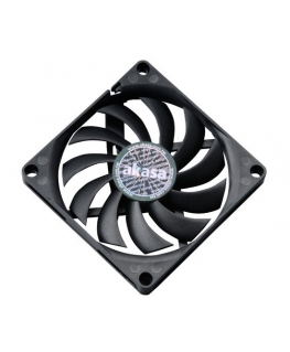 Akasa AK-FN076 Datora dzesēšanas sistēma Datora korpusam Ventilators 8 cm Melns