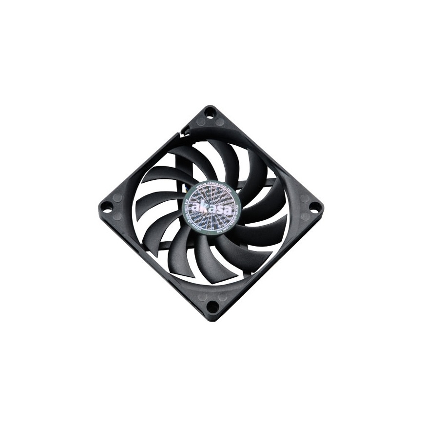 Akasa AK-FN076 computer cooling system Computer case Fan 8 cm Black