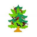 Lean Cars Import Lean Wooden Trees Forest Birds DIY Wooden Blocks Jigsaw Puzzle 3D
