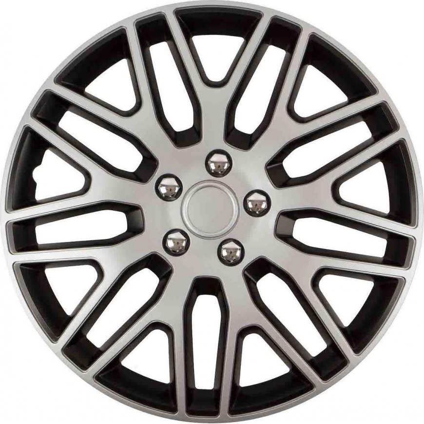 Versaco Kolpak dakar nc 16 "sidabrinis & juodas su chromo varžtais