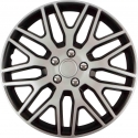 Versaco Kolpak dakar nc 16" silver & black with chrome screws