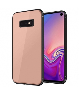 GreenGo Samsung Galaxy S10E GLASS Case Pink