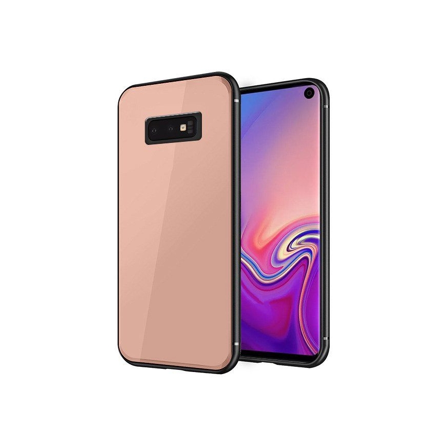 GreenGo Samsung Galaxy S10E GLASS Case Pink
