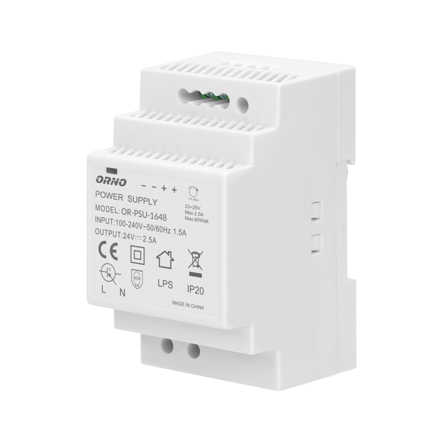 Orno Power supply for DIN rail