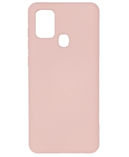 Evelatus Samsung Galaxy A21s Nano Silicone Case Soft Touch TPU Beige