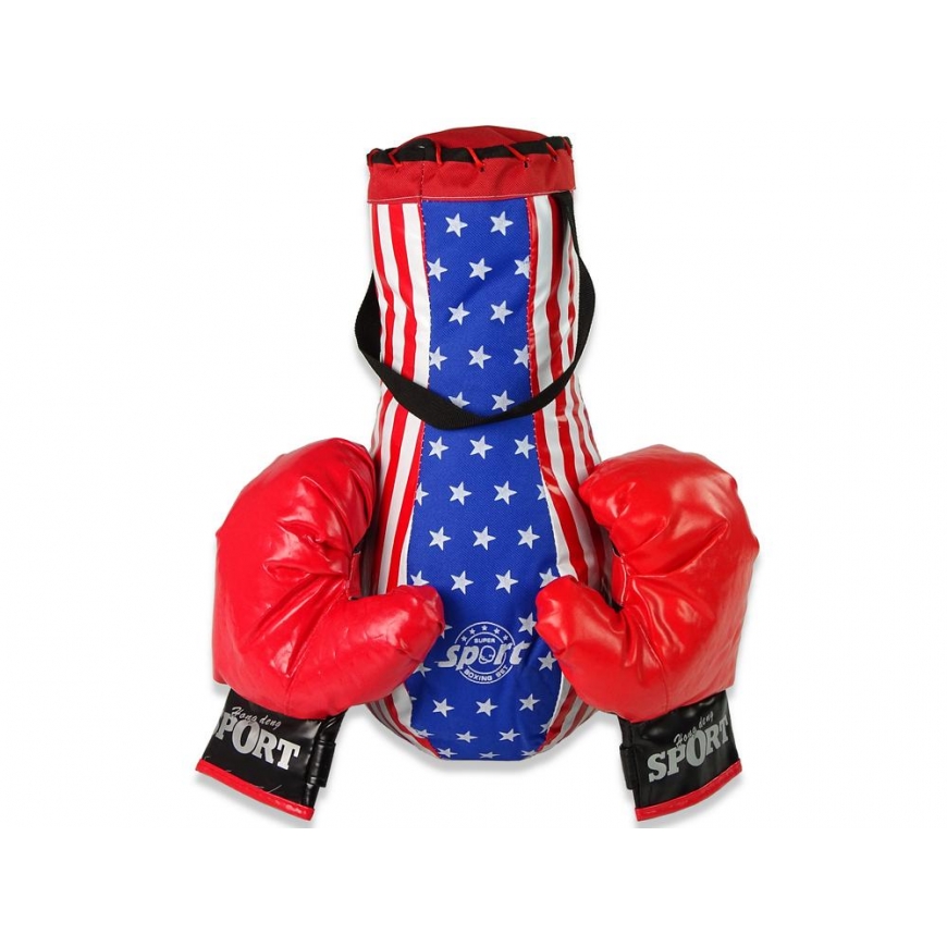 Lean Cars Kids' Boxing Bag Set Kids' Mega Boxing Set + Gloves Boxing Bag Set 40cm – 2