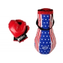 Lean Cars Kids' Boxing Bag Set Kids' Mega Boxing Set + Gloves Boxing Bag Set 40cm Lean Cars Kids' Boxing Bag Set Kids' Mega Boxing Set + Gloves Boxing Bag Set 40cm