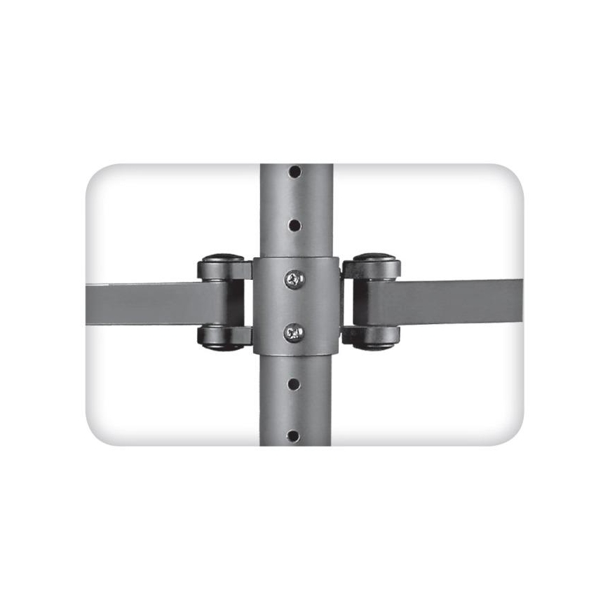 Holder TECHLY 301740 Techly Double twin desk LED/LCD monitor arm 13-27 2x10kg adjustable – 3