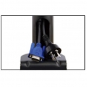 Holder TECHLY 301740 Techly Double twin desk LED/LCD monitor arm 13-27 2x10kg adjustable